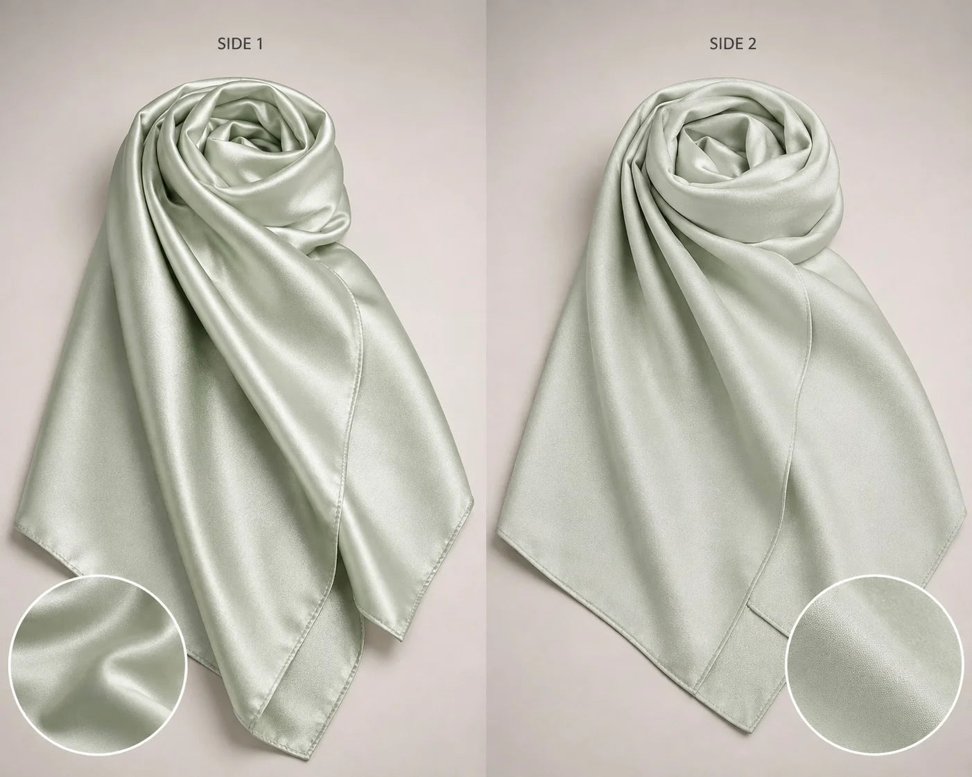 DUAL SILK - SAGE GREEN