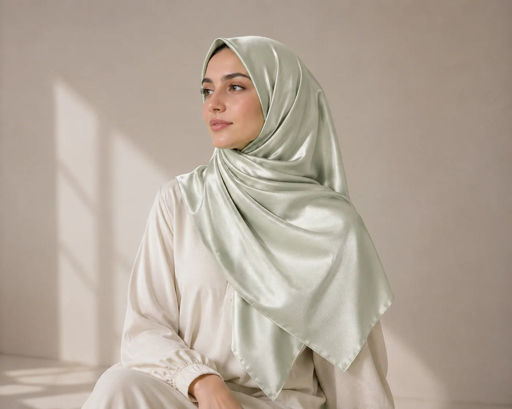 DUAL SILK - SAGE GREEN