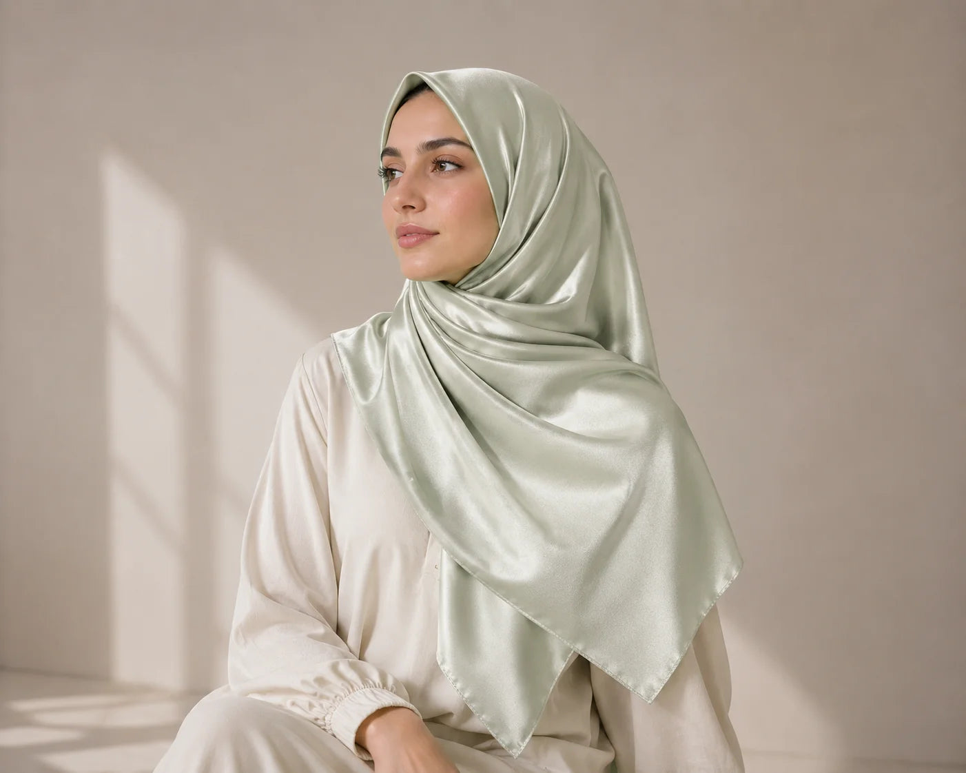 DUAL SILK - SAGE GREEN