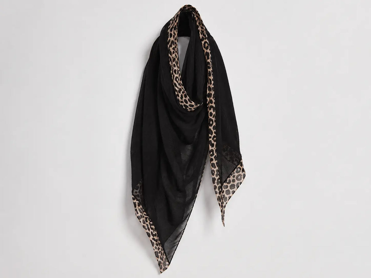 LAWN CRINKLE - CHEETAH PRINT HIJAB